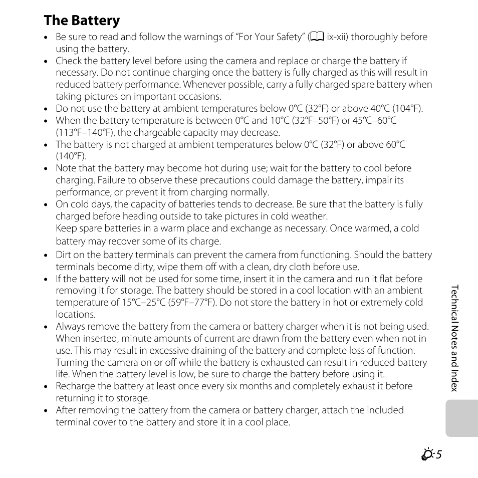 The battery, F5) th | Nikon S31 User Manual | Page 183 / 208