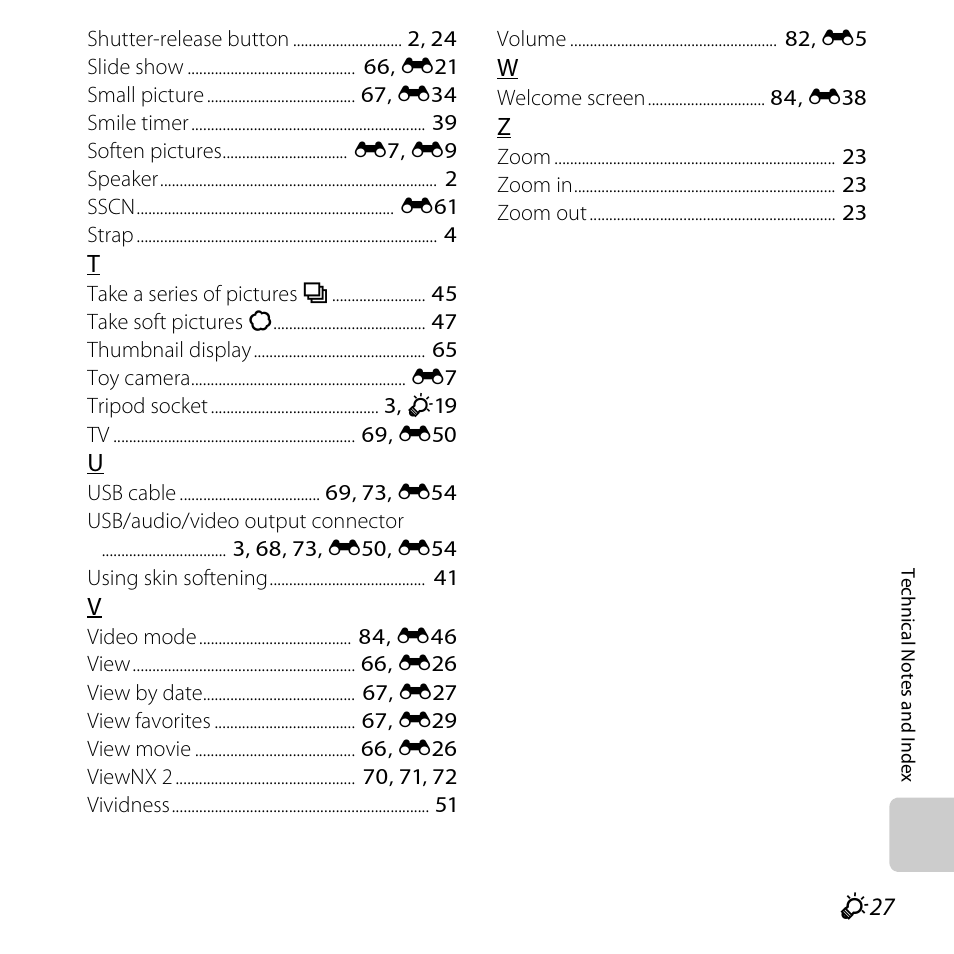 Nikon S31 User Manual | Page 205 / 208