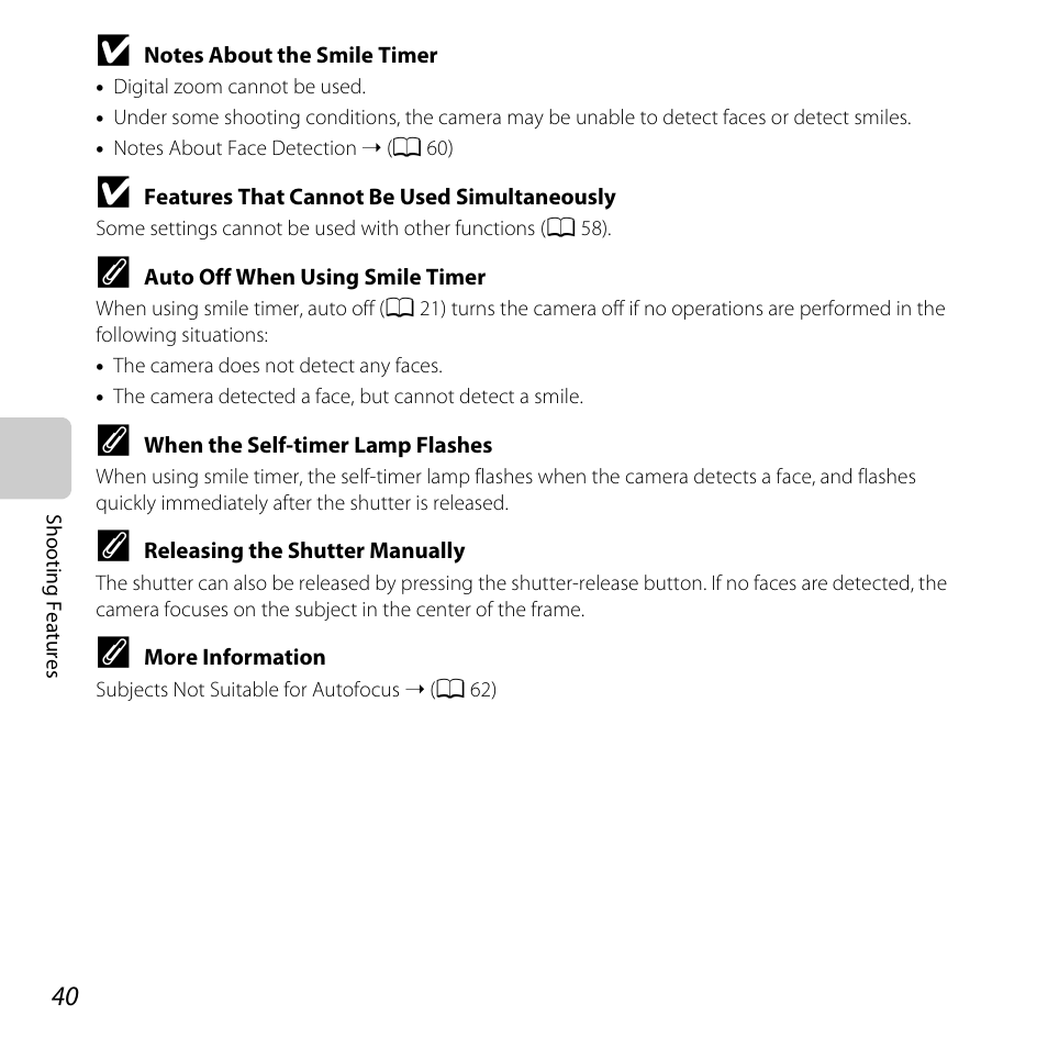 Nikon S31 User Manual | Page 66 / 208