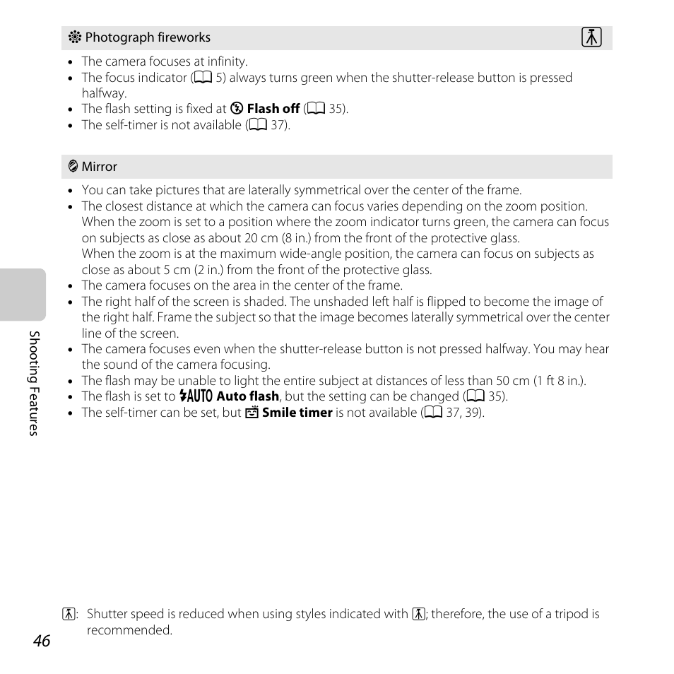 A 46) | Nikon S31 User Manual | Page 72 / 208