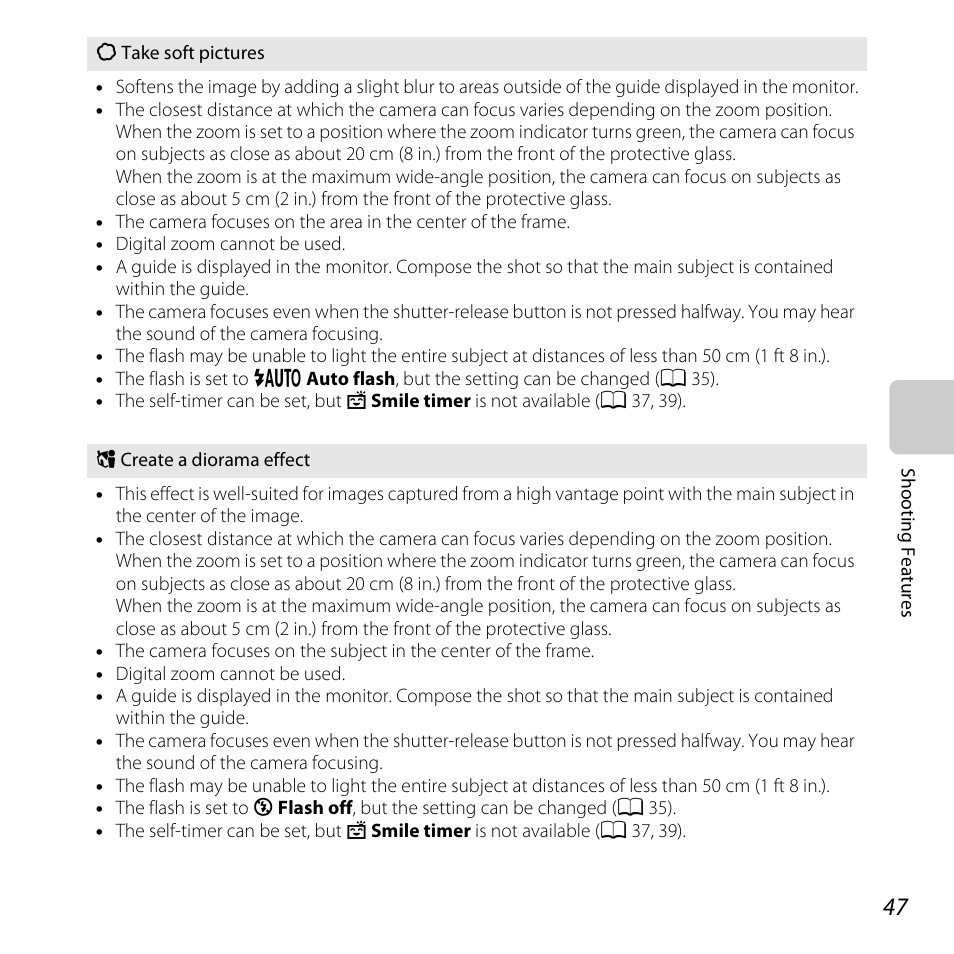 A 47) | Nikon S31 User Manual | Page 73 / 208