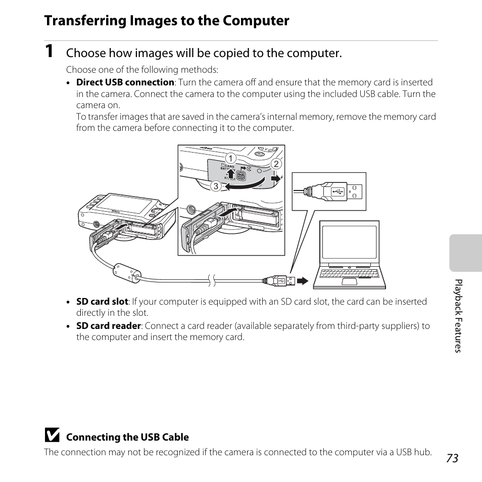 Transferring images to the computer | Nikon S31 User Manual | Page 99 / 208
