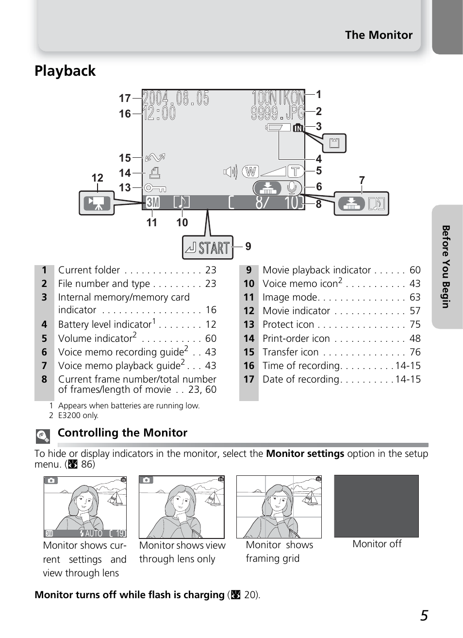 Playback | Nikon 2200 - 3200 User Manual | Page 15 / 120