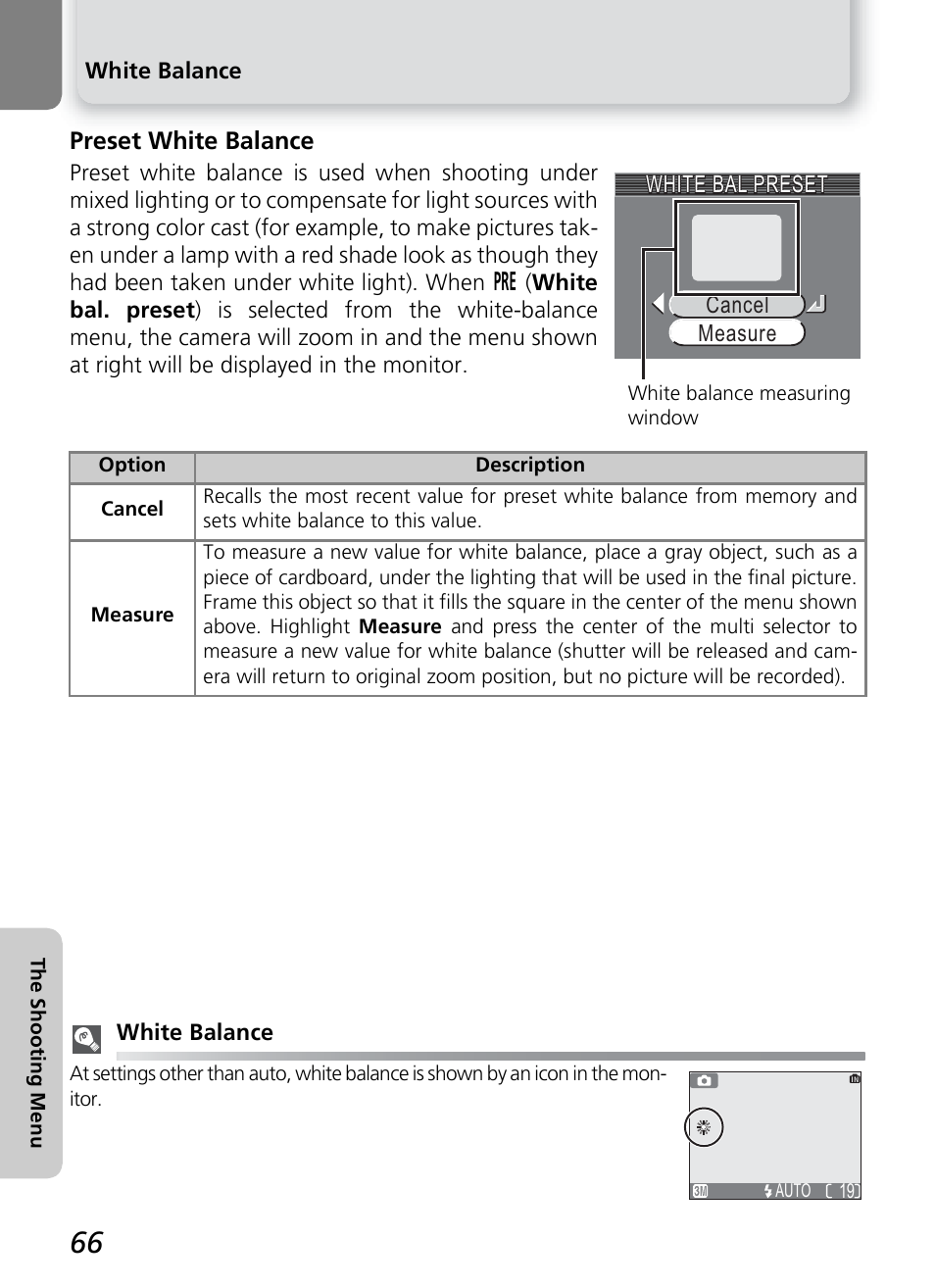 Preset white balance | Nikon 2200 - 3200 User Manual | Page 76 / 120