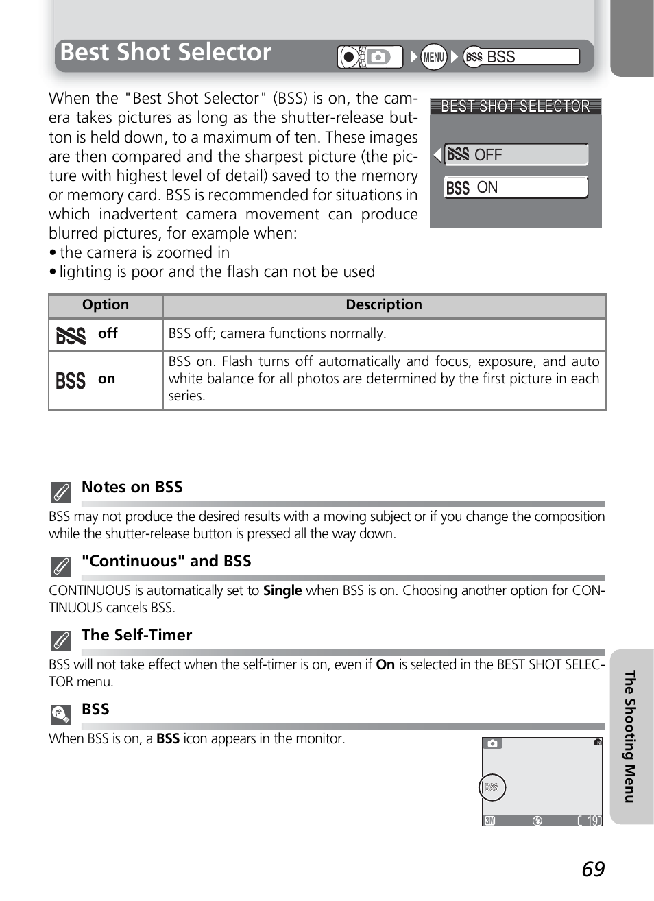 Best shot selector | Nikon 2200 - 3200 User Manual | Page 79 / 120