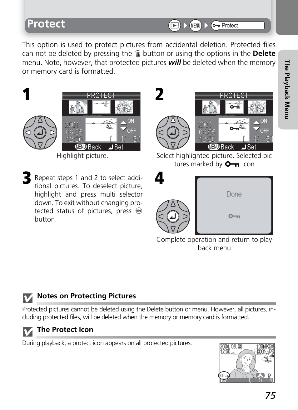 Protect | Nikon 2200 - 3200 User Manual | Page 85 / 120