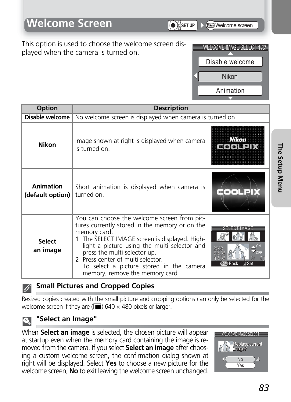 Welcome screen | Nikon 2200 - 3200 User Manual | Page 93 / 120