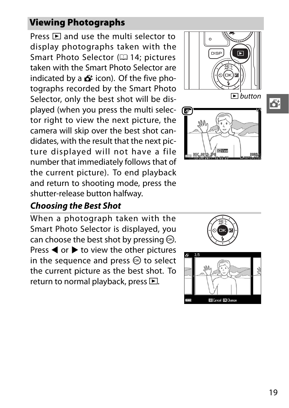 Viewing photographs | Nikon J1 User Manual | Page 31 / 88