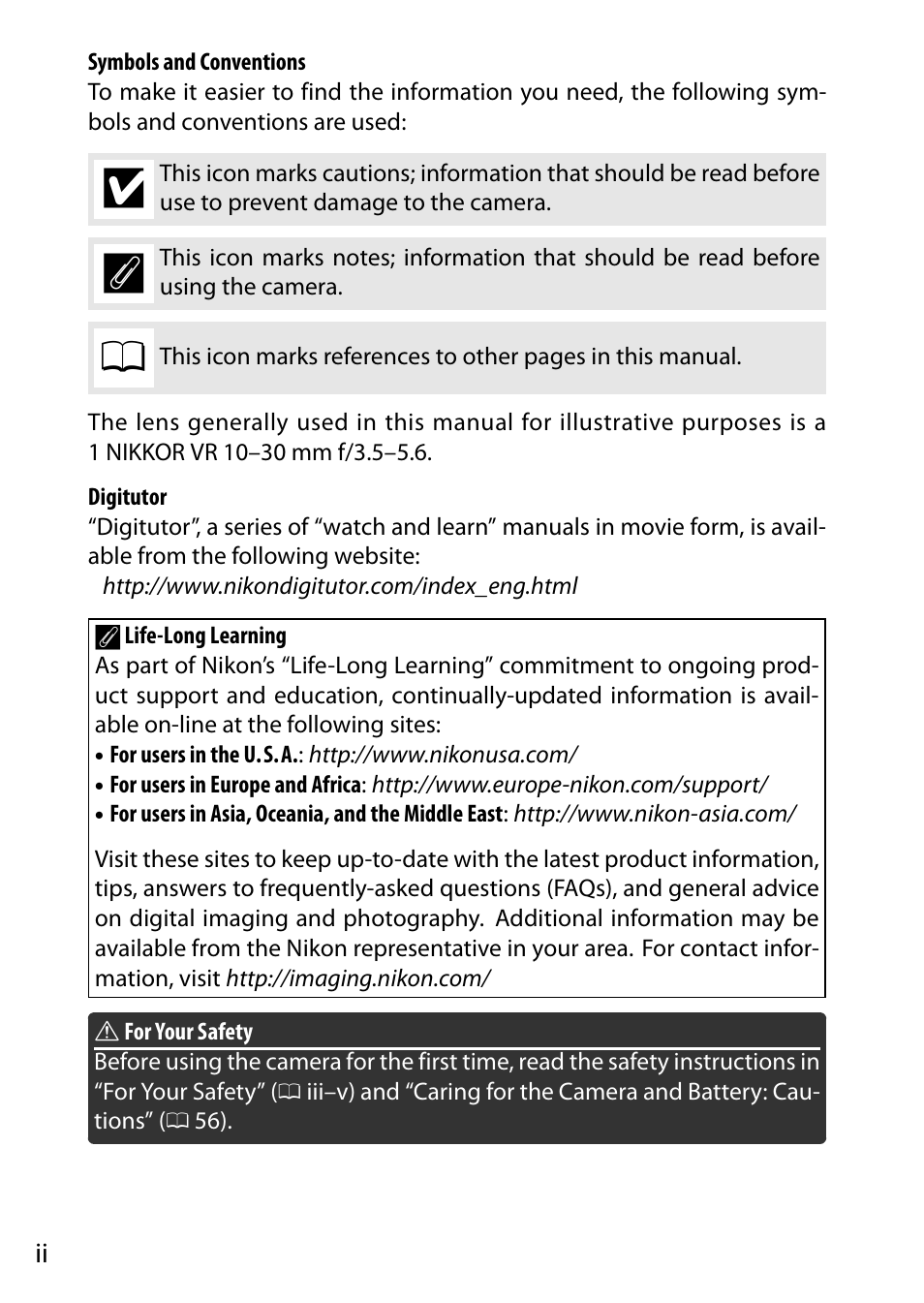 Nikon J1 User Manual | Page 4 / 88