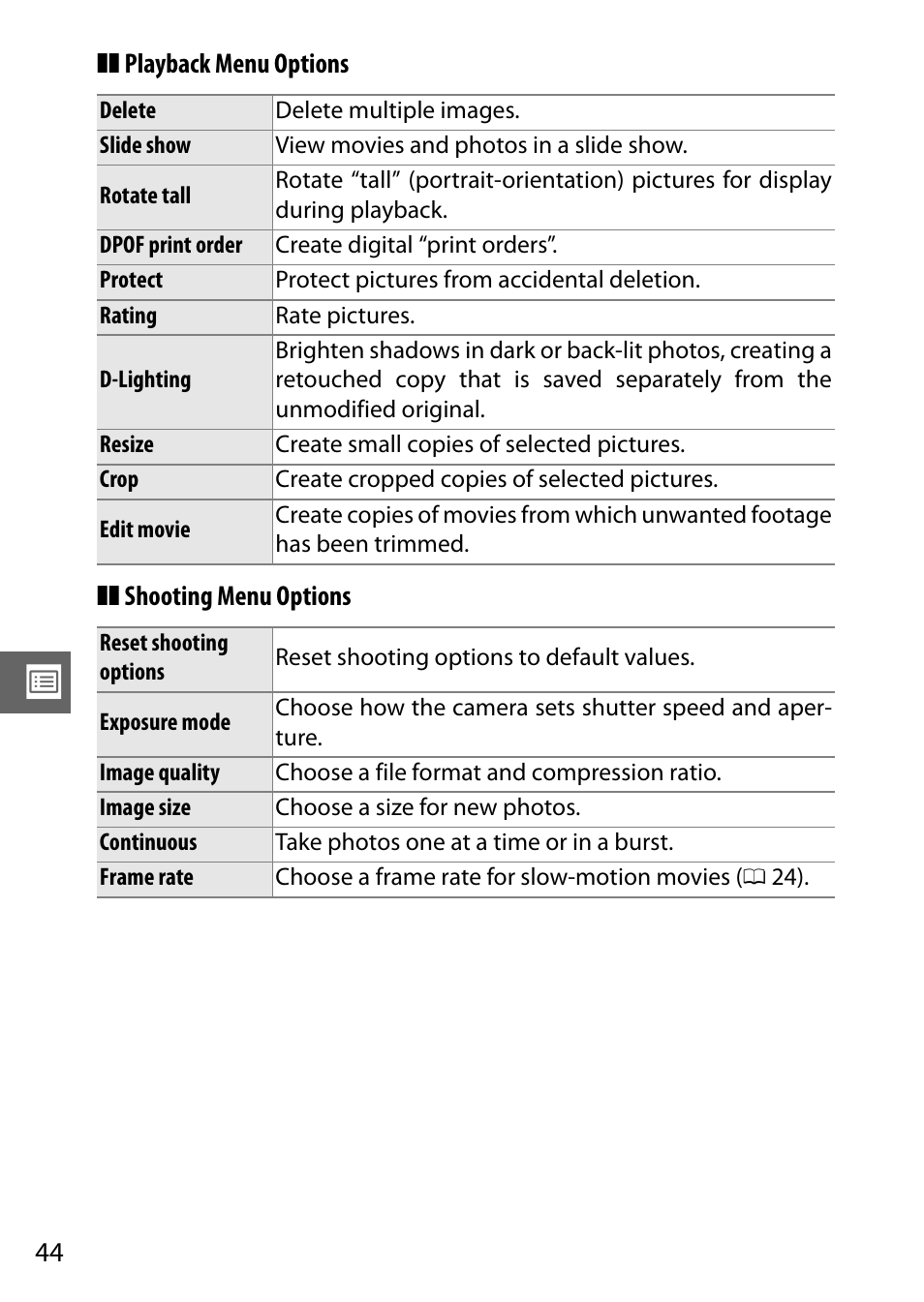 Nikon J1 User Manual | Page 56 / 88