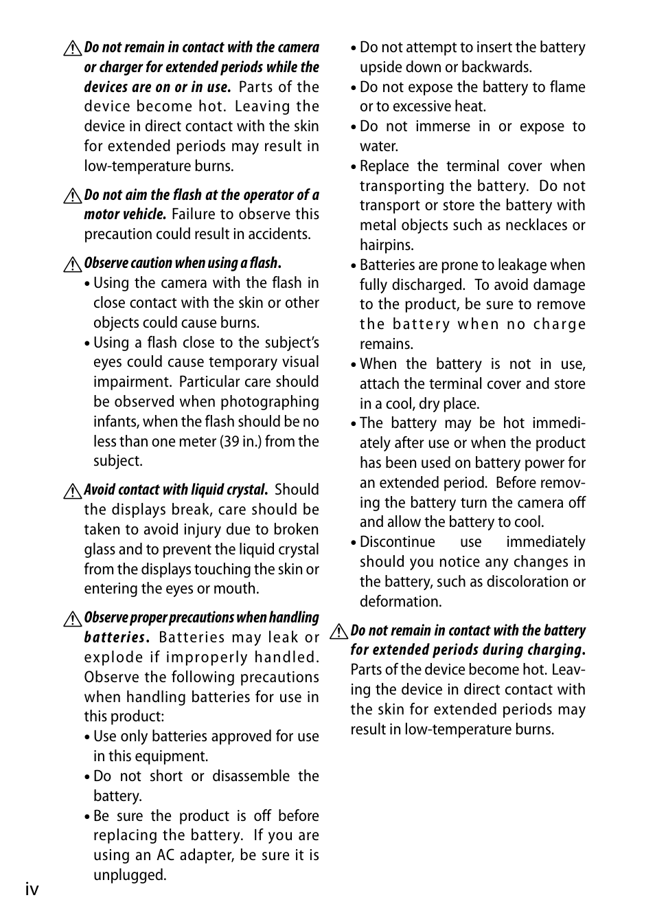 Nikon J1 User Manual | Page 6 / 88