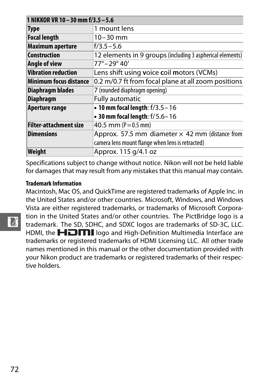 Nikon J1 User Manual | Page 84 / 88