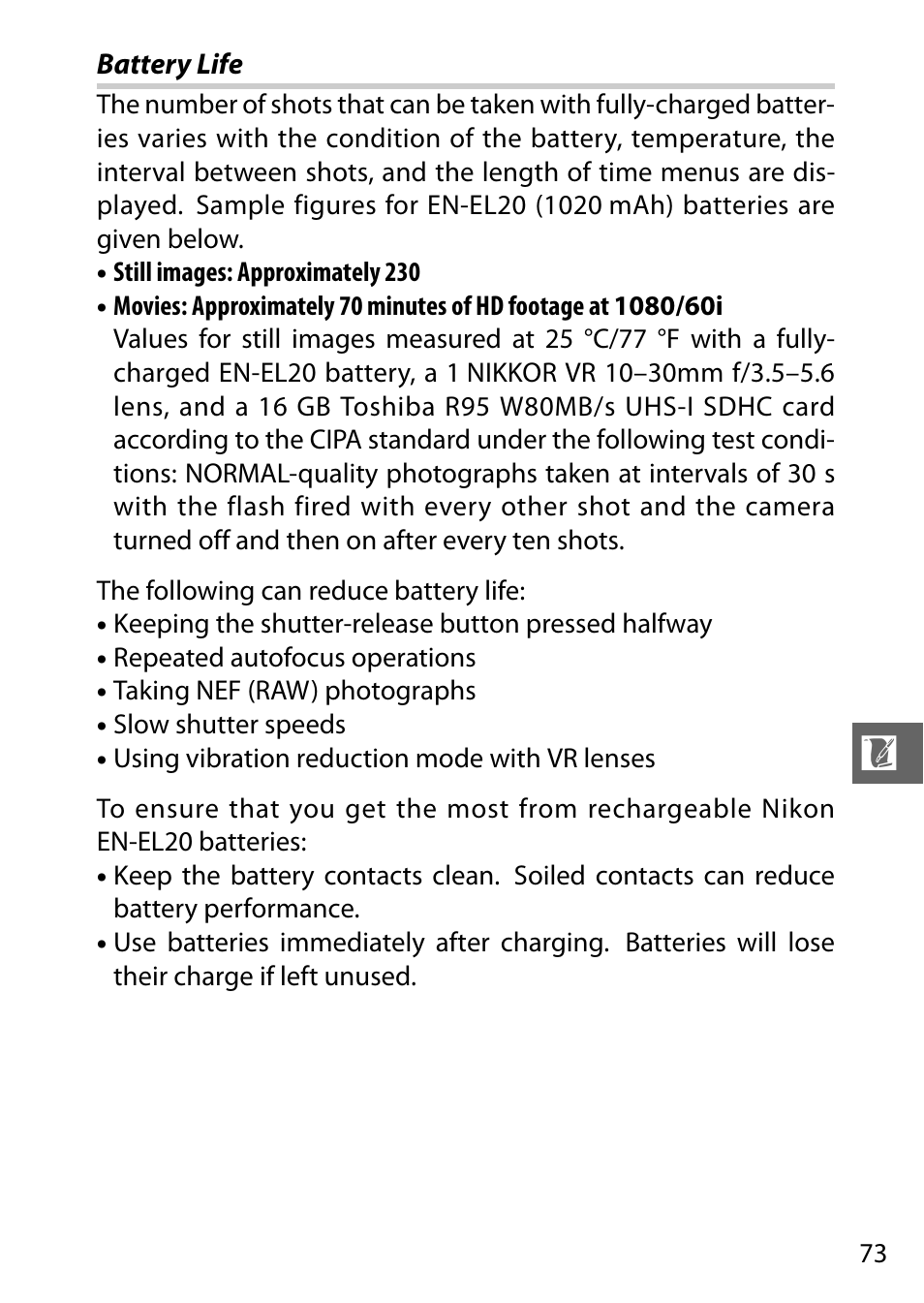 Nikon J1 User Manual | Page 85 / 88