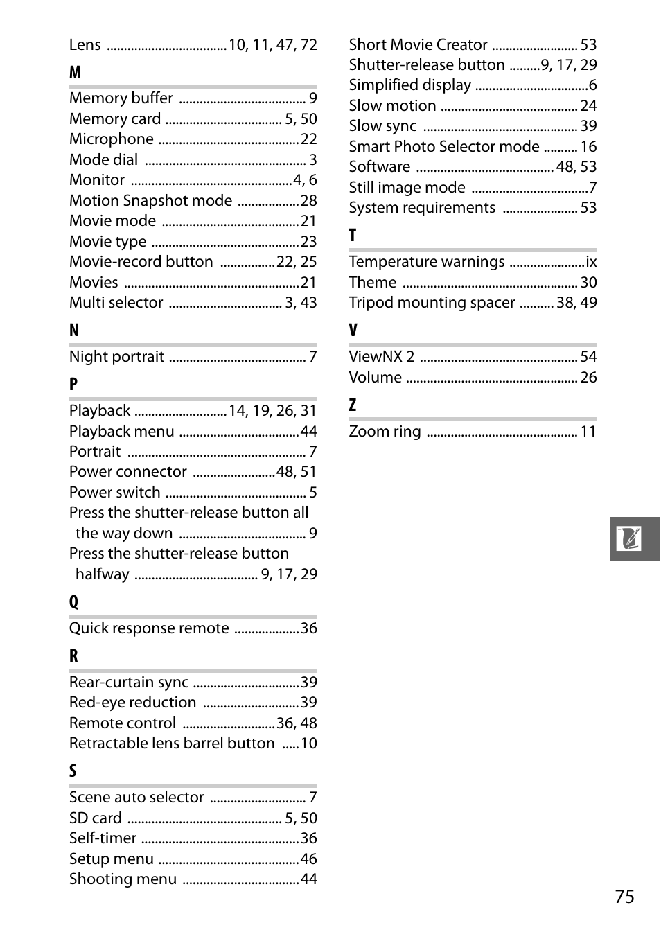 Nikon J1 User Manual | Page 87 / 88