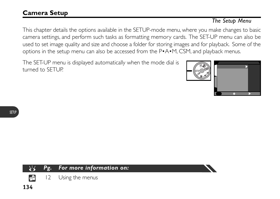 Camera setup | Nikon 880 User Manual | Page 139 / 193