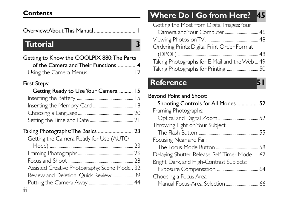 Nikon 880 User Manual | Page 3 / 193
