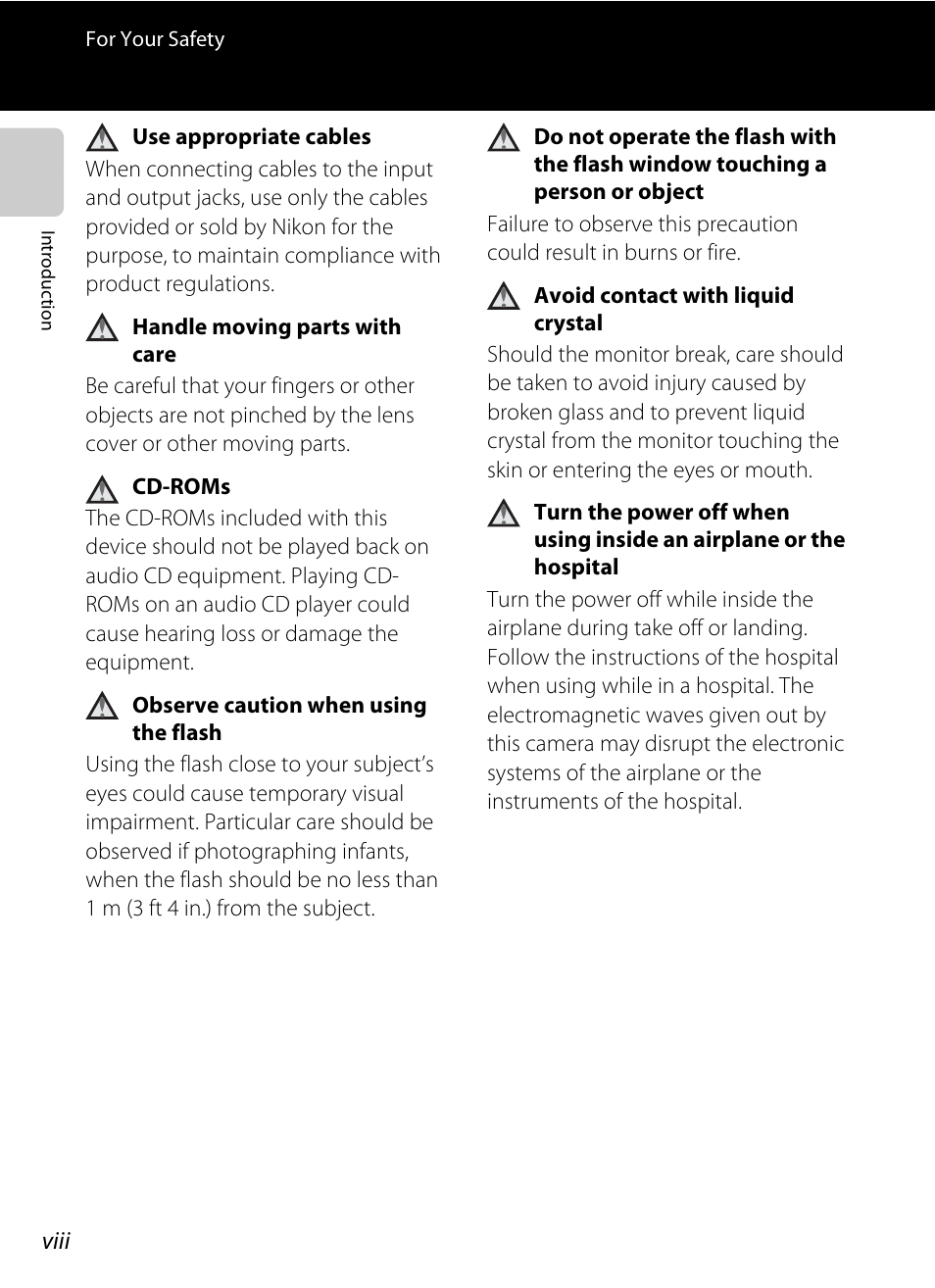 Nikon S6200 User Manual | Page 10 / 212