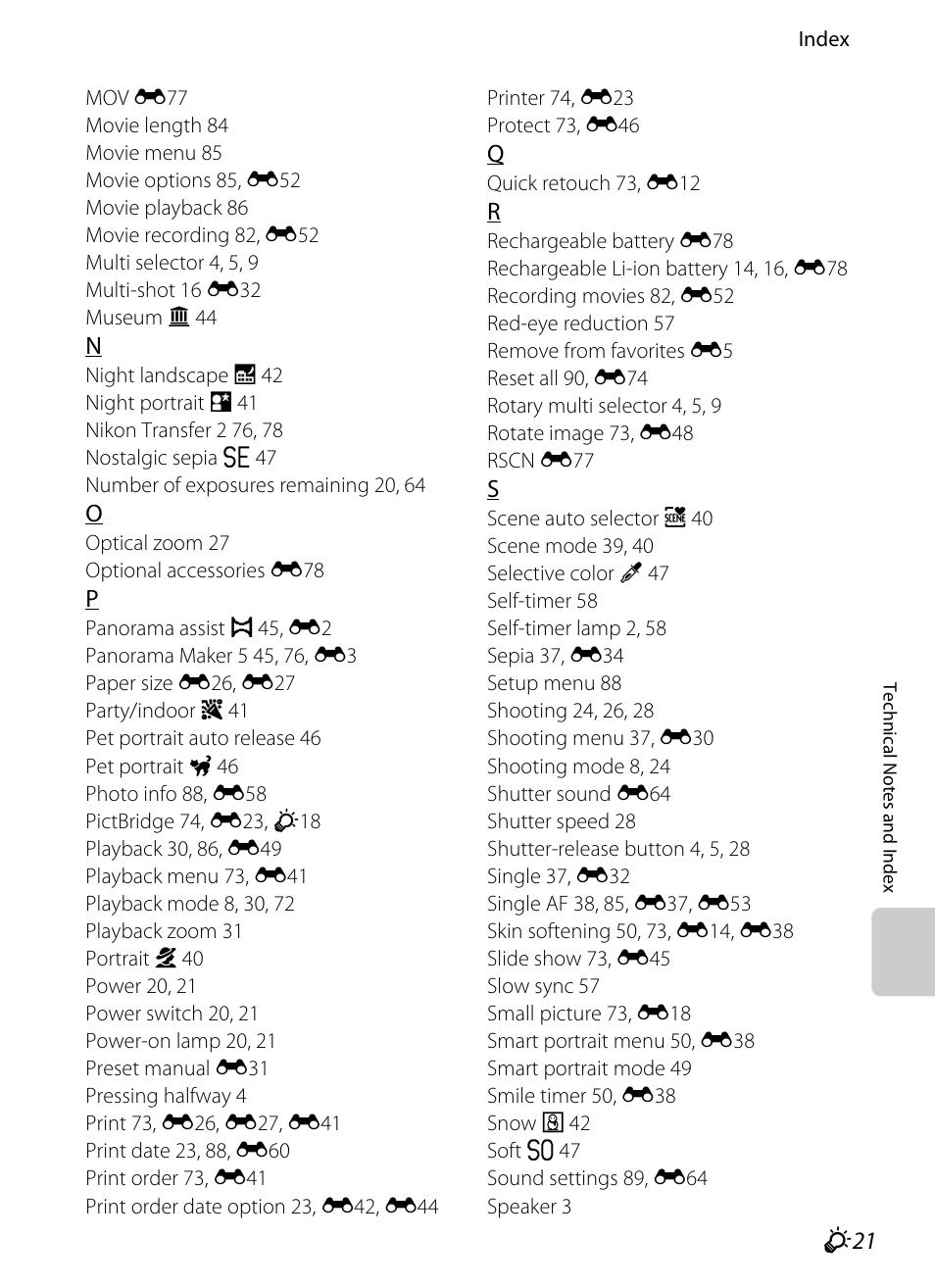 Nikon S6200 User Manual | Page 209 / 212