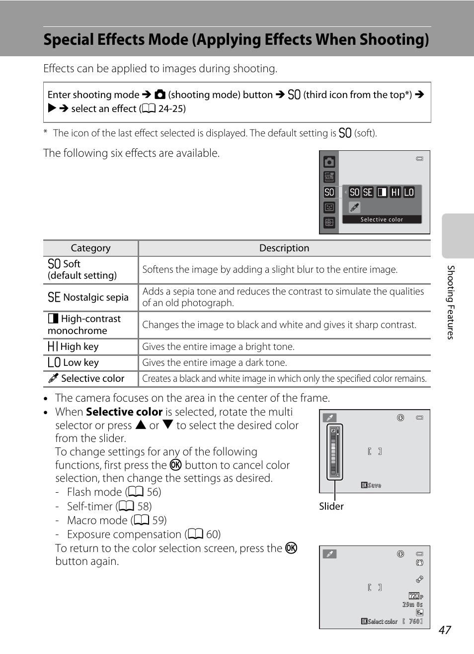 A 47 | Nikon S6200 User Manual | Page 63 / 212