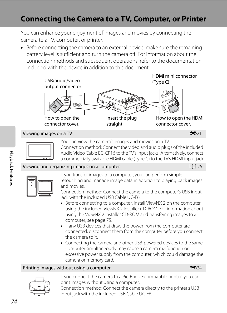 A 74 | Nikon S6200 User Manual | Page 90 / 212