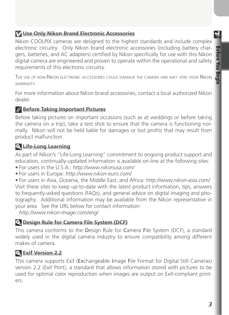 Nikon 5400 User Manual | Page 15 / 173