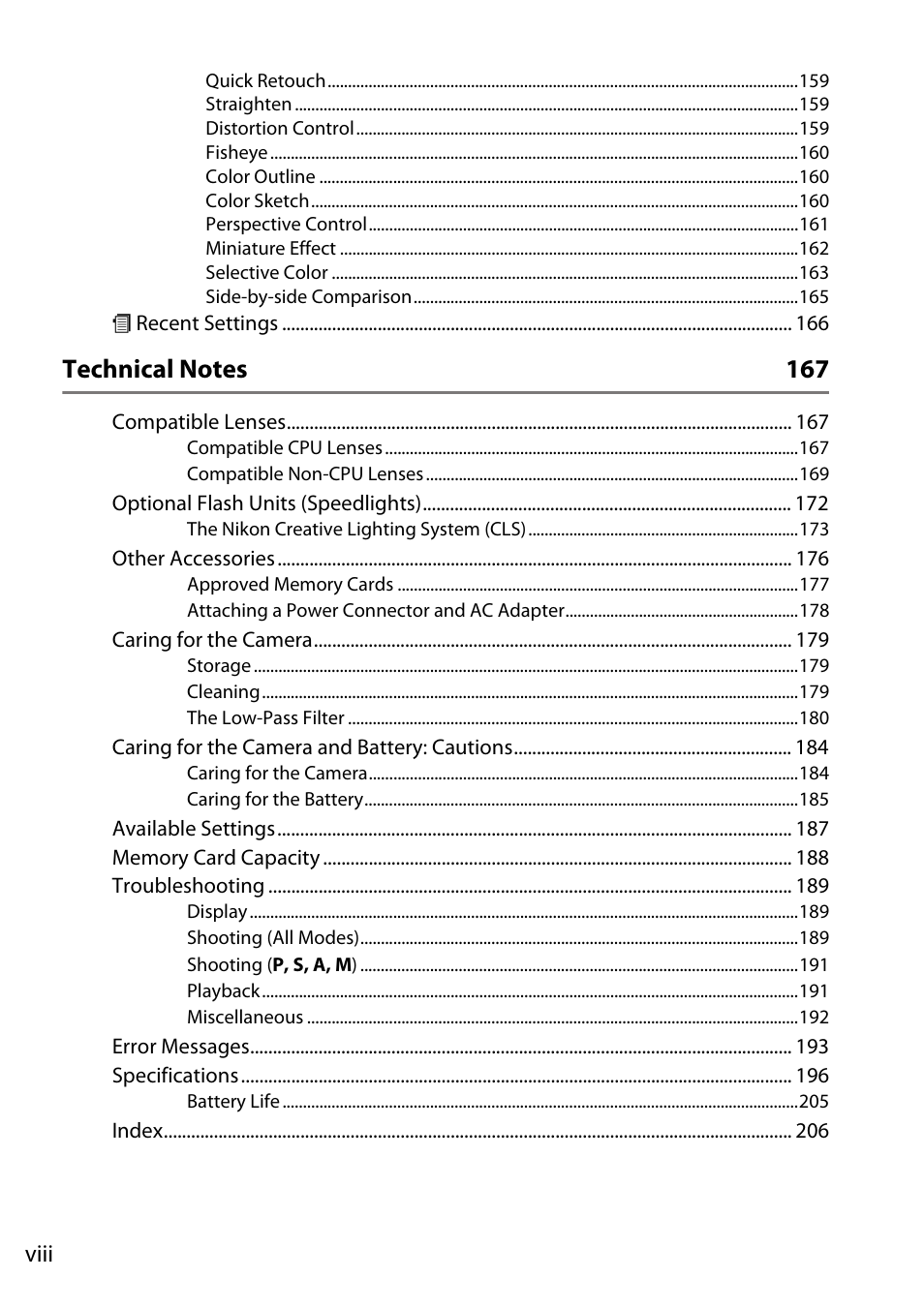 Nikon D3200 User Manual | Page 10 / 228