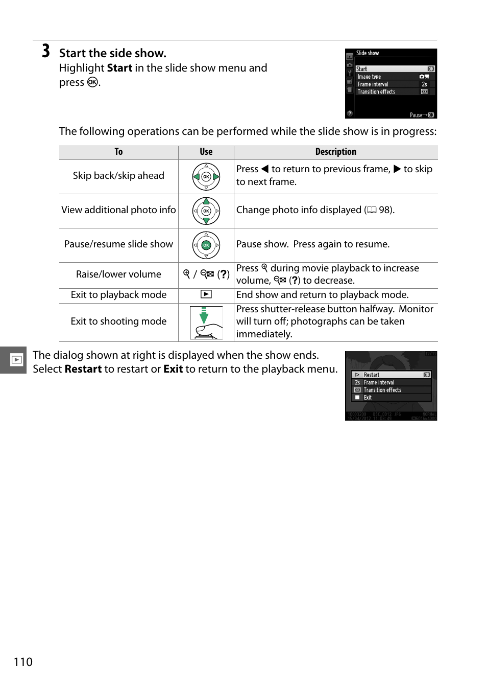 Nikon D3200 User Manual | Page 126 / 228