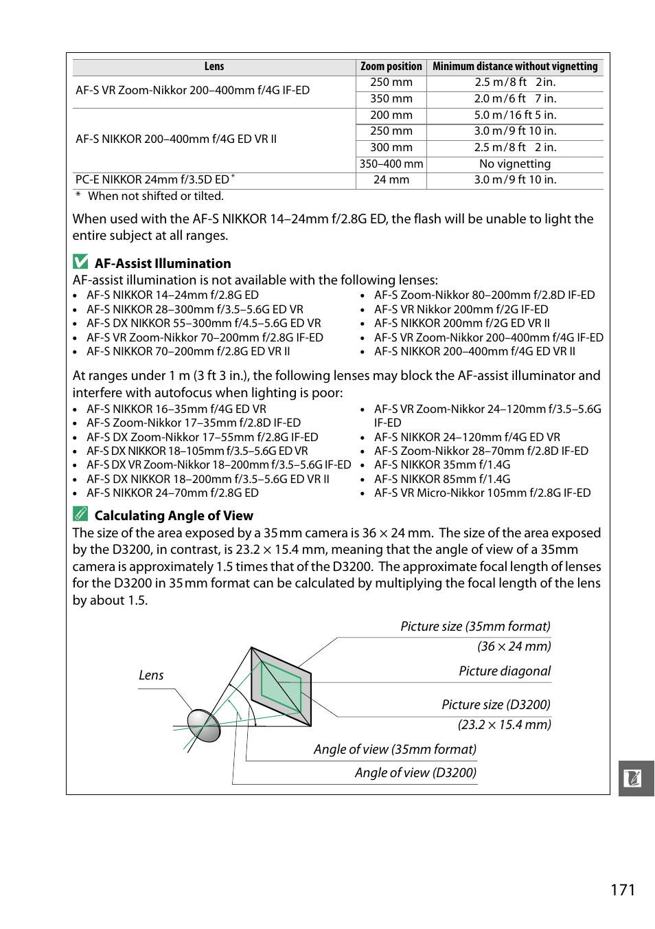 Nikon D3200 User Manual | Page 187 / 228