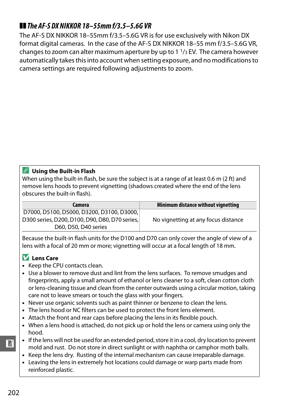 Nikon D3200 User Manual | Page 218 / 228