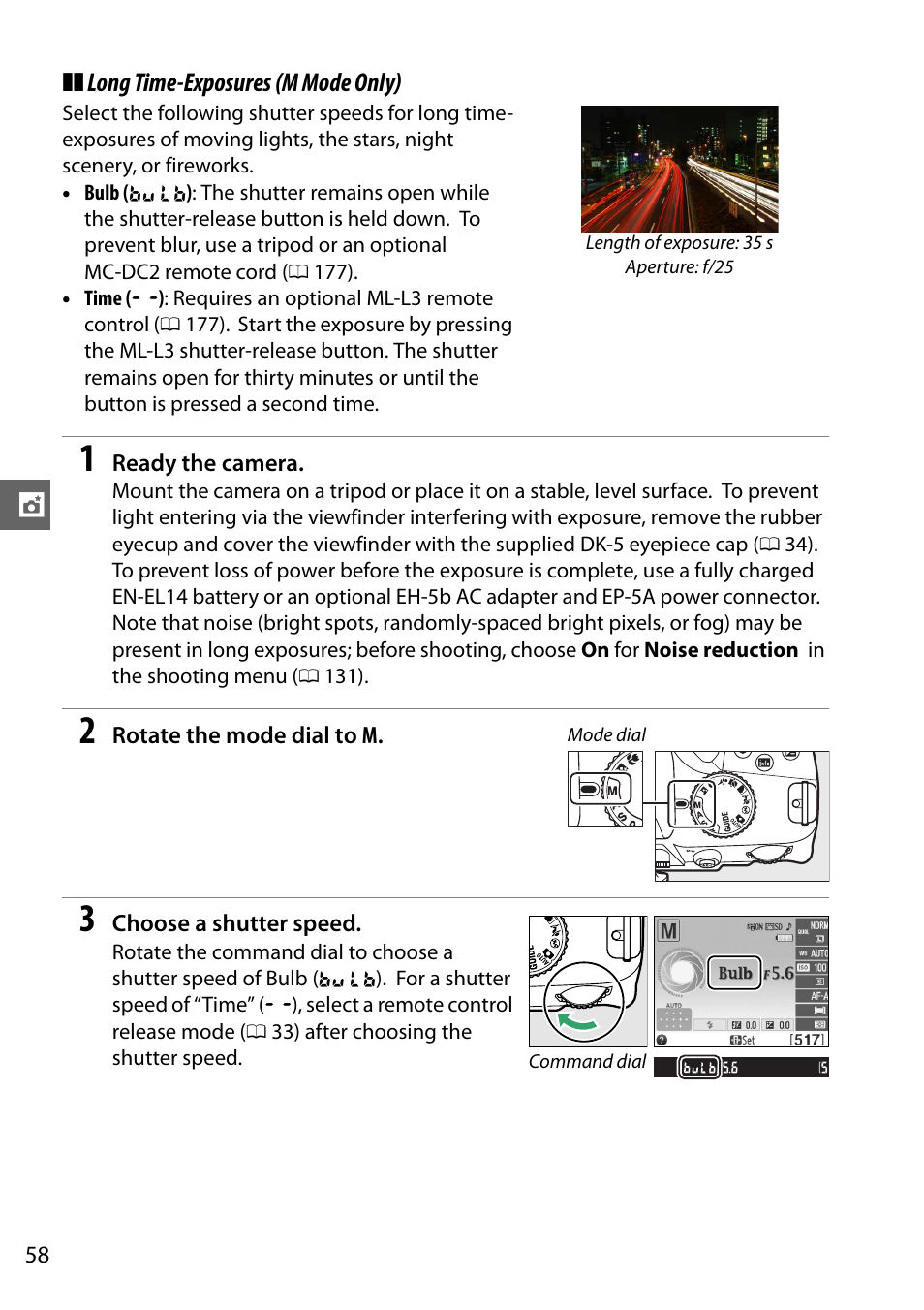 Nikon D3200 User Manual | Page 74 / 228