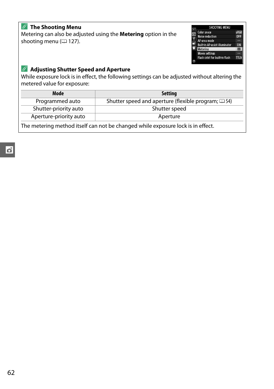 Nikon D3200 User Manual | Page 78 / 228