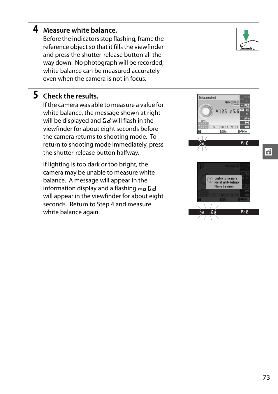Nikon D3200 User Manual | Page 89 / 228