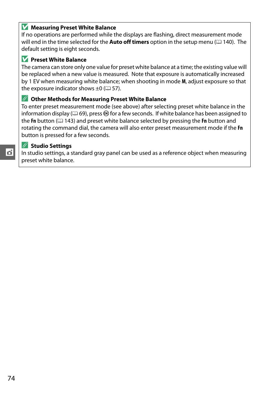 Nikon D3200 User Manual | Page 90 / 228