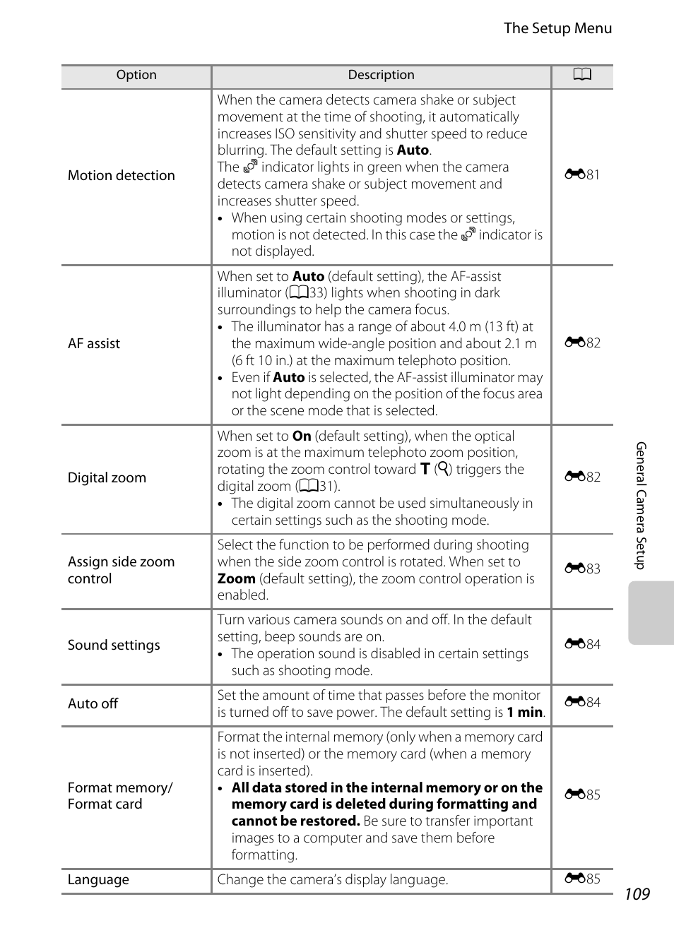 A109) | Nikon P510 User Manual | Page 127 / 260
