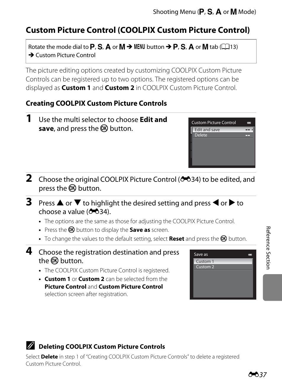 E37) | Nikon P510 User Manual | Page 167 / 260