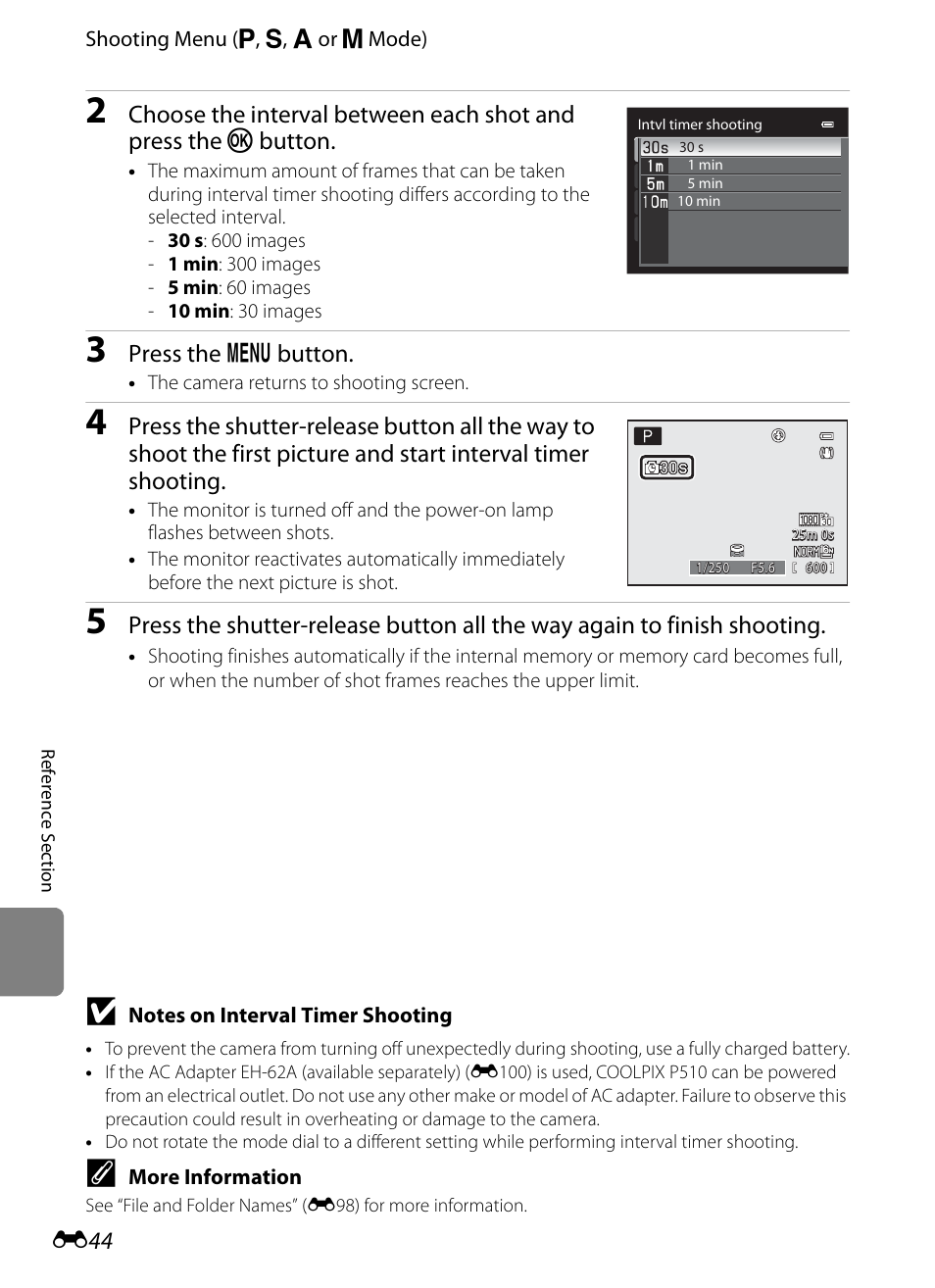 Press the d button | Nikon P510 User Manual | Page 174 / 260