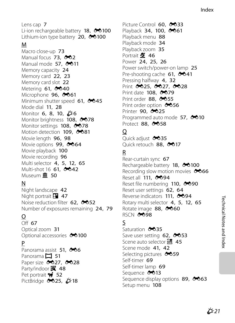 Nikon P510 User Manual | Page 257 / 260