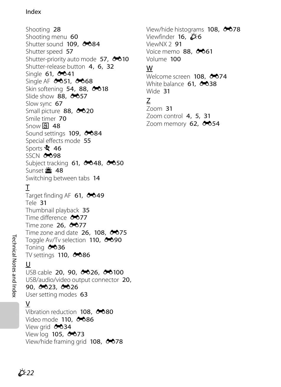 Nikon P510 User Manual | Page 258 / 260