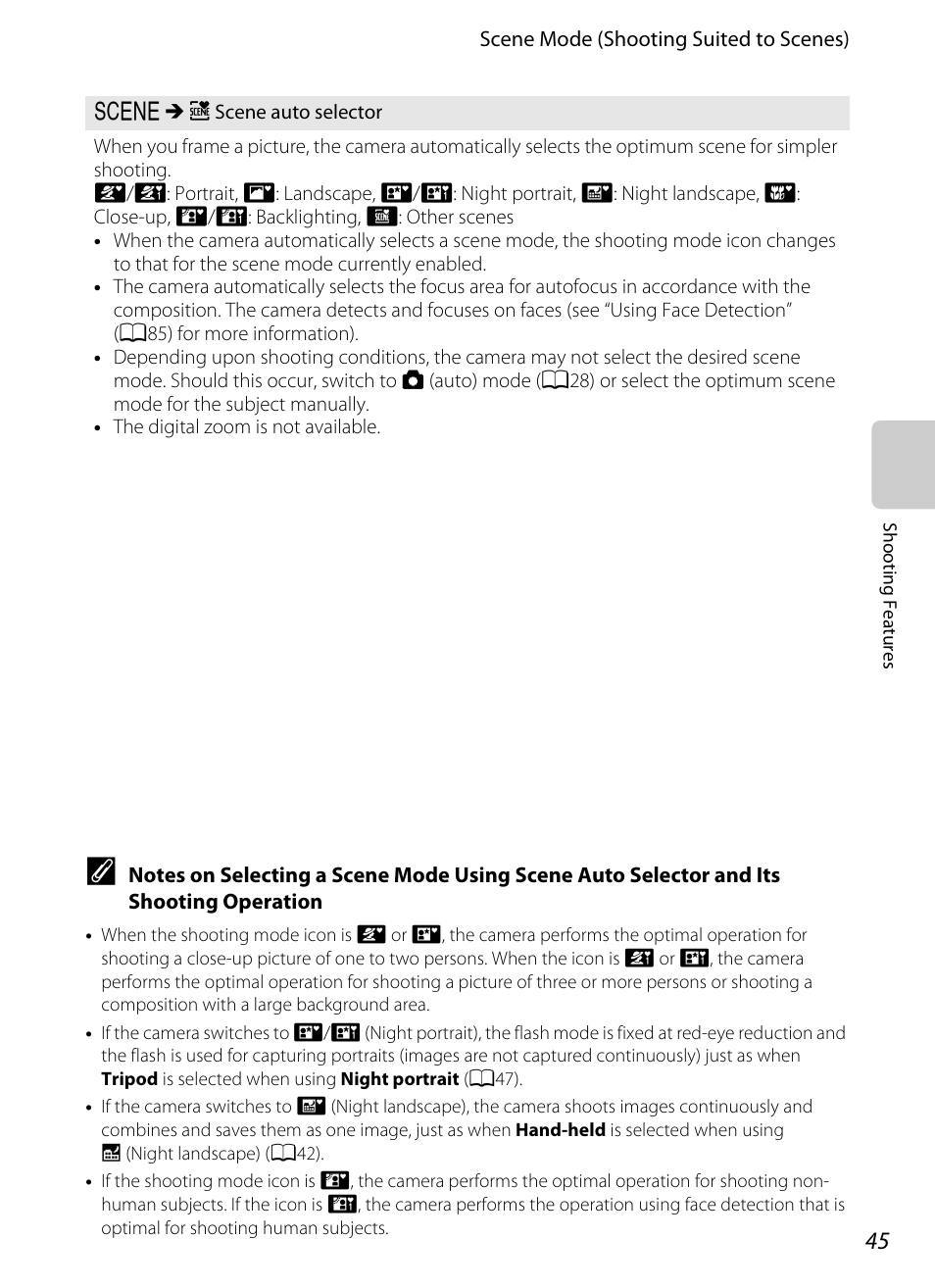A45) | Nikon P510 User Manual | Page 63 / 260