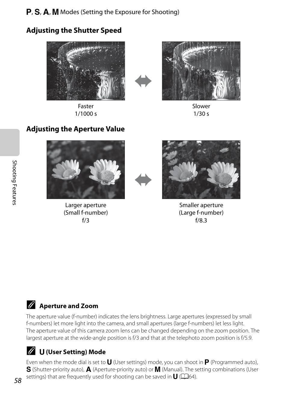 A58) | Nikon P510 User Manual | Page 76 / 260