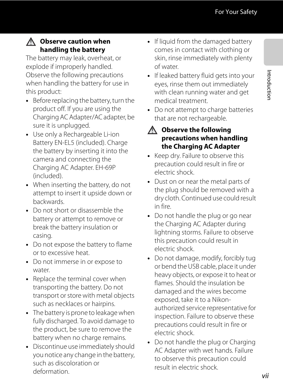 Nikon P510 User Manual | Page 9 / 260