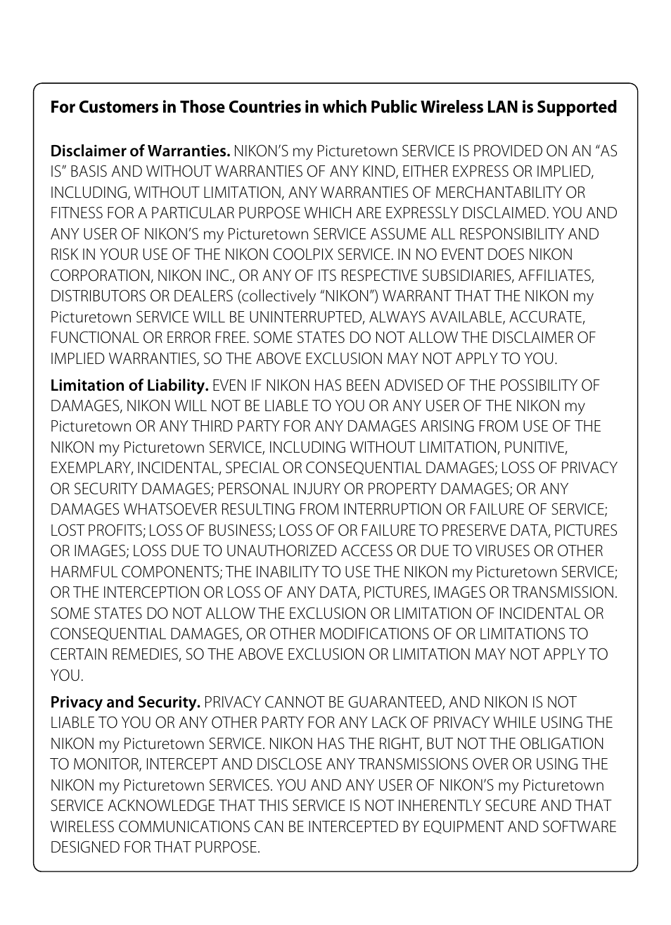 Nikon S610 - S610c User Manual | Page 2 / 63