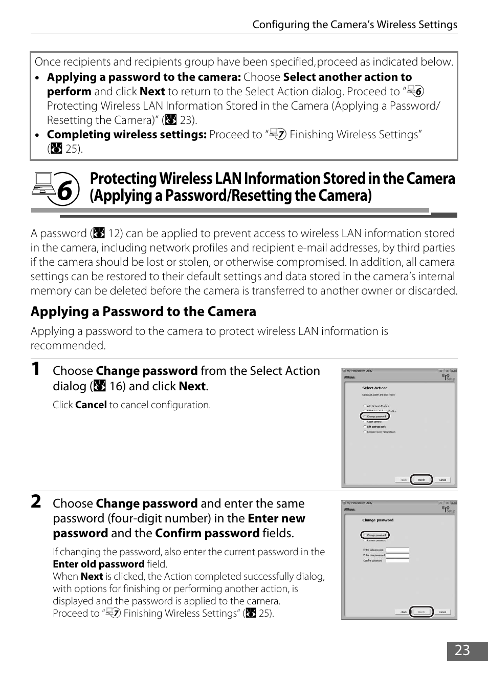 A 23), A 23) o, Rd (a 23) | Nikon S610 - S610c User Manual | Page 29 / 63