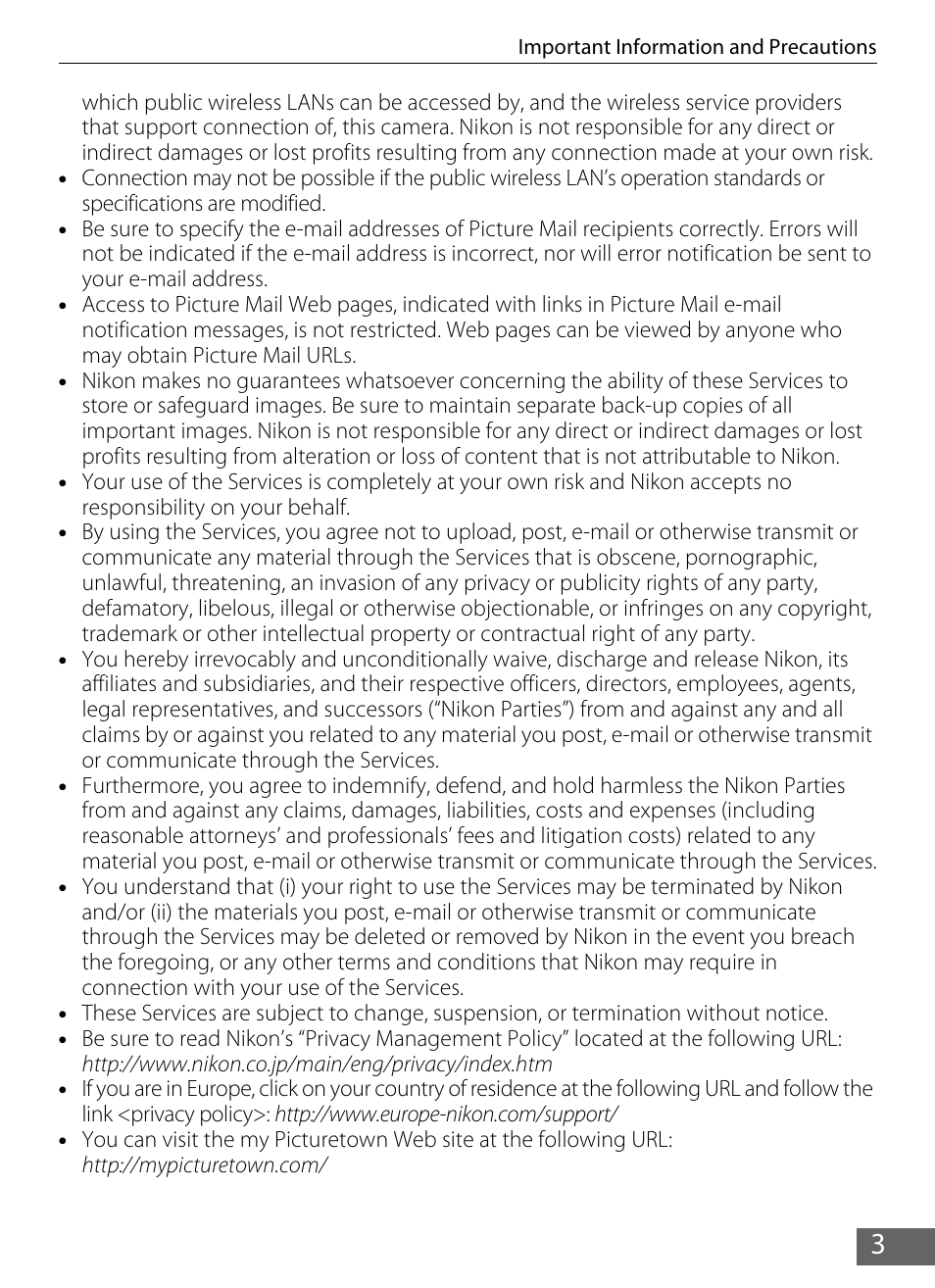 Nikon S610 - S610c User Manual | Page 9 / 63