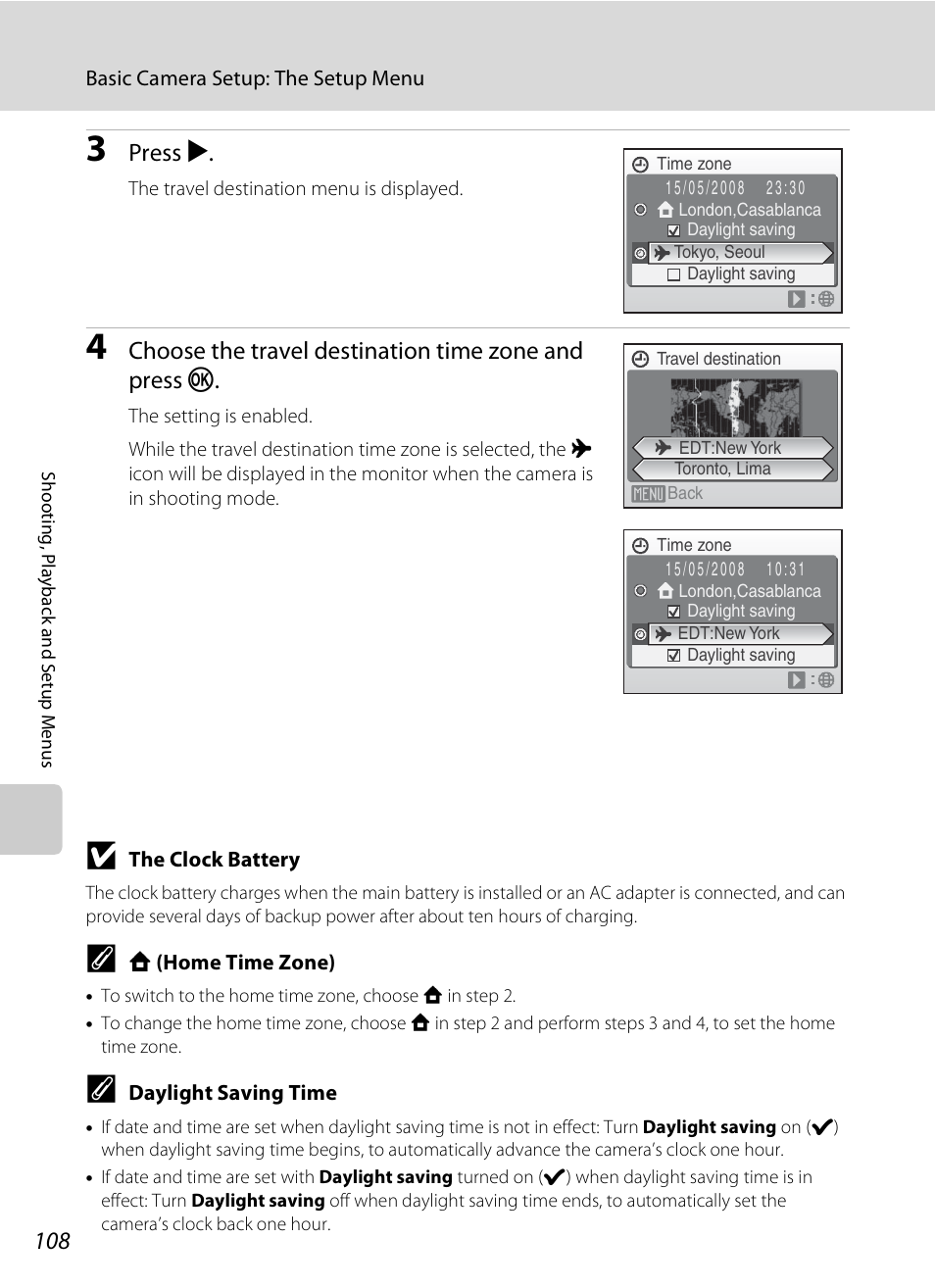 Press k | Nikon S520 User Manual | Page 120 / 154
