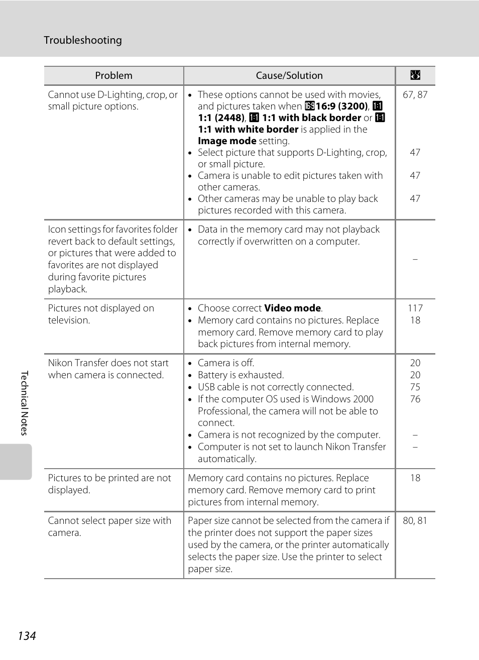 Nikon S520 User Manual | Page 146 / 154