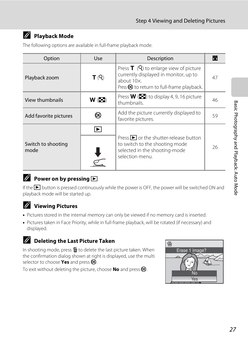 Nikon S520 User Manual | Page 39 / 154