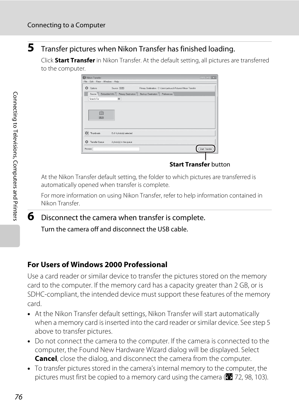 Nikon S520 User Manual | Page 88 / 154