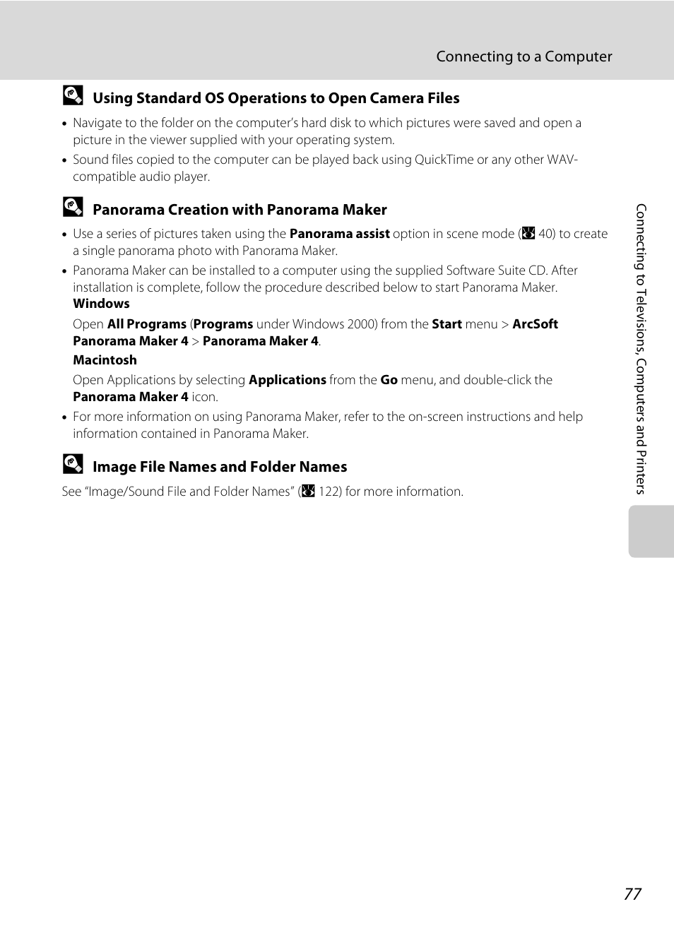 A 77) | Nikon S520 User Manual | Page 89 / 154