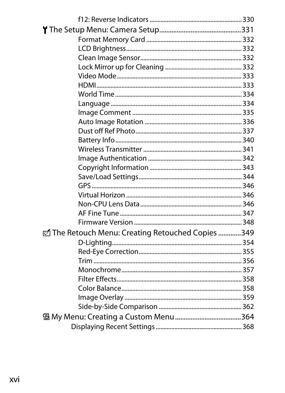 Nikon D700 User Manual | Page 18 / 472